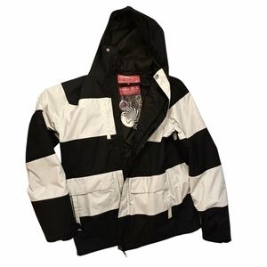 O'Neill Black and White Graphic Jacket